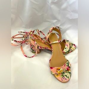 Chunky Pink Floral Sandal
